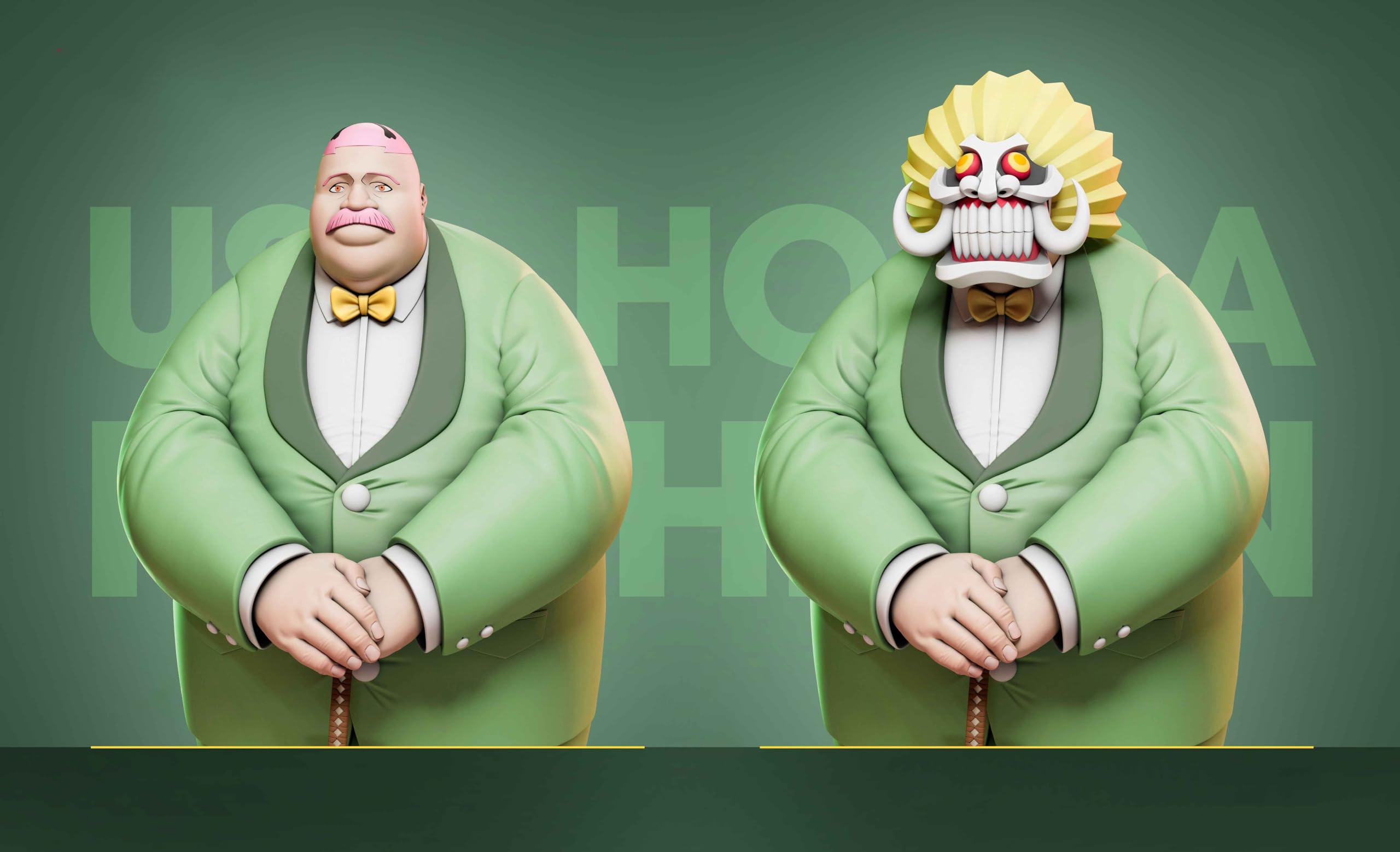 Amazon.co.jp: 有昭田鉢玄 うしおたはちげん フィギュア 1/6スケール